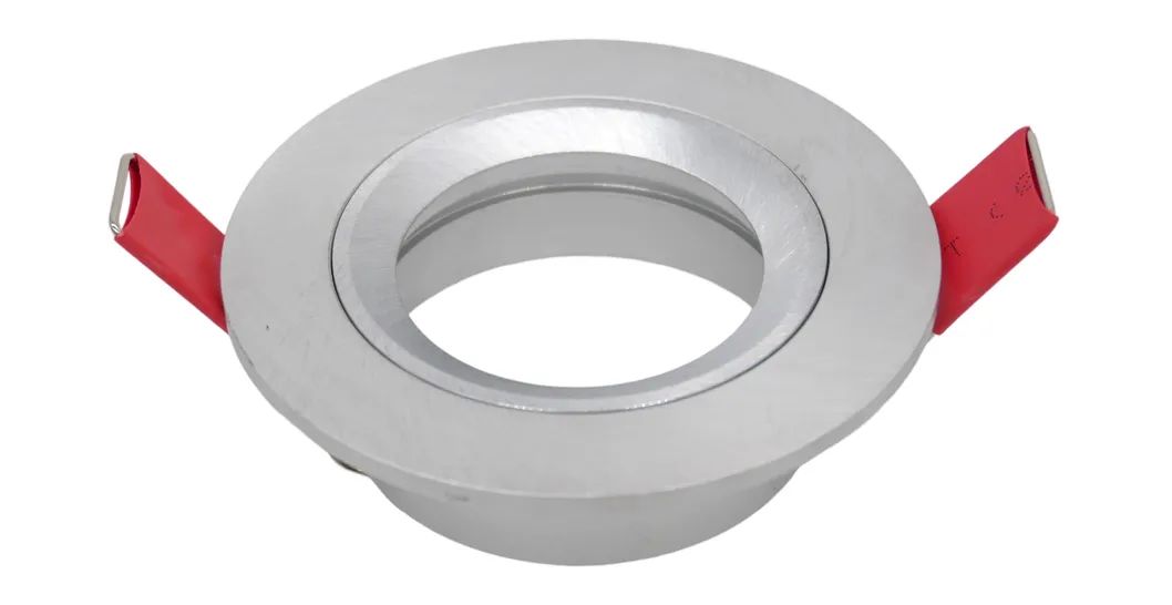 Aluminum MR16 GU10 LED Light Halogen Recessed Ceiling Light Round Hotel Commercial Lighting Spotlight Fixture Trim Downlight
