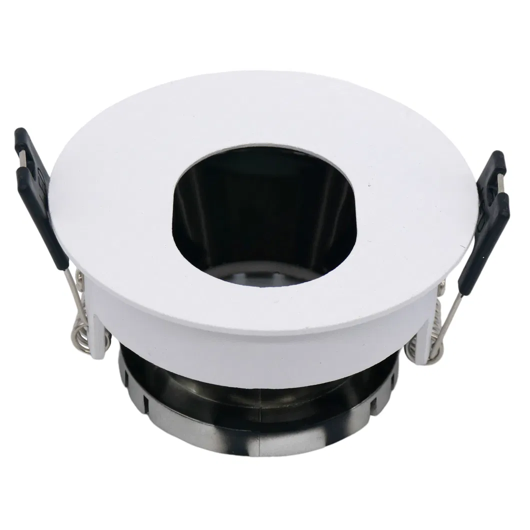 Aluminum MR16 GU10 LED Halogen Round Interior-Lighting Downlight Fixture Recessed Ceiling Light Adjustable Tilt Oval Spotlight