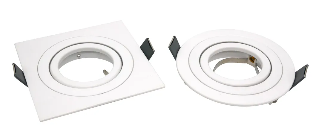 MR16 GU10 LED Halogen Recessed Interior-Lighting Ceiling Light Square Adjustable Spotlight Fixture Downlight