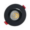 Aluminum LED Halogen MR16 GU10 Recessed Ceiling Light Round Interior-Lighting Downlight Fixture Frame Adjustable Tilt 90mm Spotlight