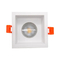 Aluminum MR16 GU10 LED Halogen Recessed Square 3-Head Ceiling Downlight Fixture Spotlight