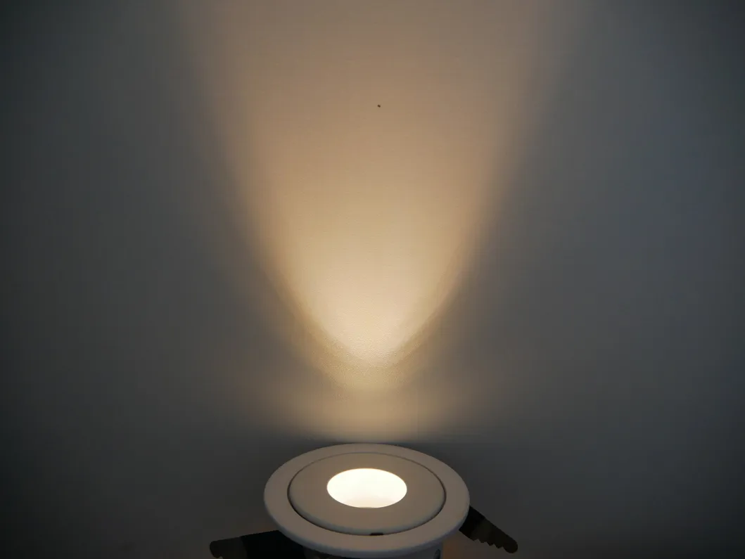 Aluminum LED Halogen MR16 GU10 Recessed Ceiling Light Fitting Round Hotel Home Commercial Lighting Downlight Fixture Frame Adjustable Tilt Anti-Glare Spotlight
