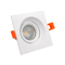 Aluminum MR16 GU10 LED Halogen Trumpet Square Decorative Hotel Home Commercial Lighting Downlight Fixture Recessed Ceiling Light Adjustable Spotlight