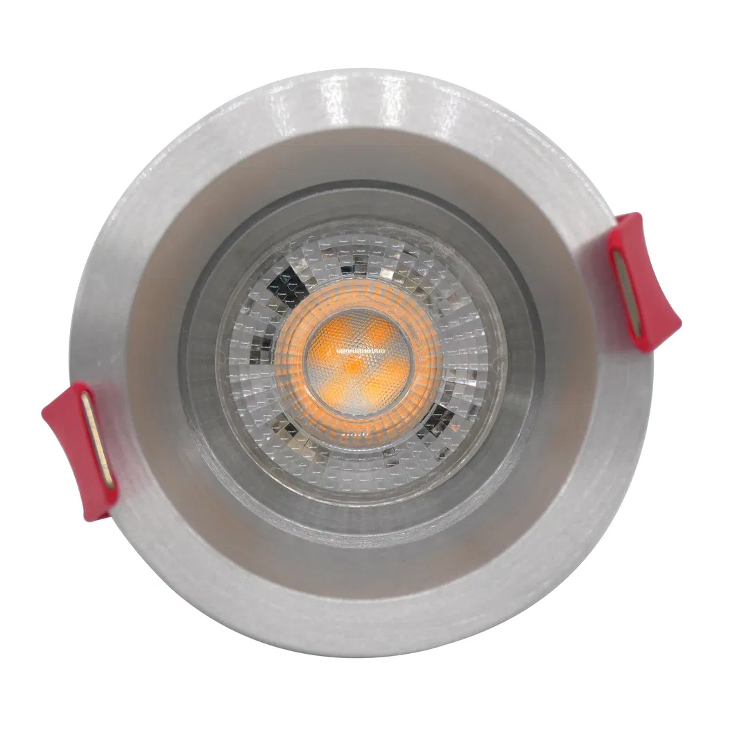 Aluminum LED Halogen MR16 GU10 Recessed Ceiling Light Fitting Round Interior-Lighting Downlight Fixture Frame Adjustable Tilt Mini Spotlight