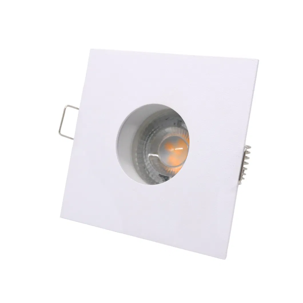 LED Halogen Ceiling Light Square Trumpet Recessed MR16 GU10 Aluminum Interior-Lighting Spotlight Downlight Housing
