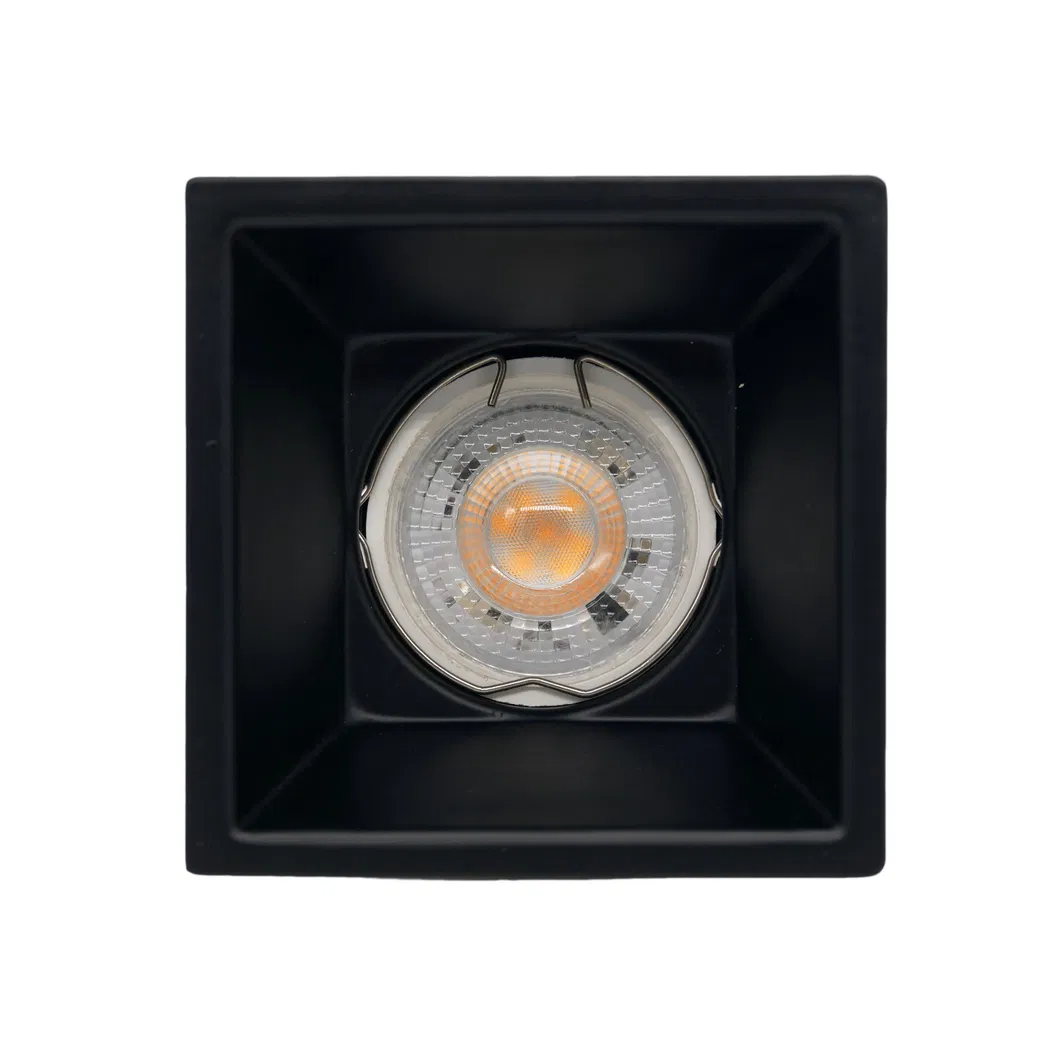 Aluminum MR16 GU10 LED Halogen Recessed Ceiling Light Trumpet Square Decorative Hotel Home Interior-Lighting Downlight Fixture Spotlight