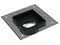 Aluminum MR16 GU10 LED Light Halogen Square Double Heads Recessed Reflector Adjustable Borderless Ceiling Light Spotlight Housing