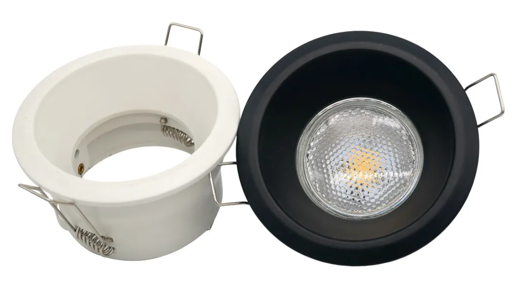 Aluminum MR16 GU10 LED Halogen Fixture Recessed Downlight