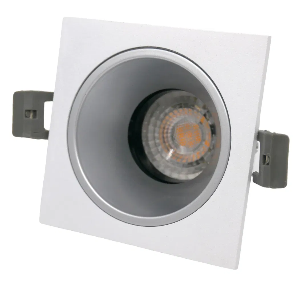 Aluminum MR16 GU10 LED Halogen Recessed Ceiling Light Spotlight Fixture Adjustable Frames Downlight