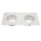 MR16 GU10 LED Halogen Recessed 2 Heads Borderless Spotlight