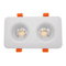 Aluminum MR16 GU10 LED or Halogen Square Recessed Spotlight Downlight Ceiling Light