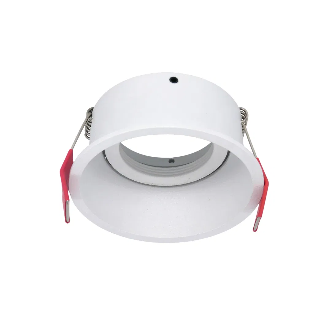 Aluminum LED Halogen MR16 GU10 Recessed Ceiling Light Fitting Round Lighting Fixture Frame Adjustable Tilt Mini Spotlight Downlight
