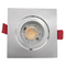Aluminum MR16 GU10 LED Halogen Recessed Interior-Lighting Ceiling Light Square Commercial Lighting Downlight Fixture Adjustable Tilt Spotlight