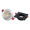 Aluminum MR16 GU10 LED Halogen Spotlight Fixture Recessed Ceiling Light Square Decorative Hotel Home Commercial Lighting Downlight
