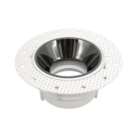 Aluminum LED Halogen Round Trumpet Recessed MR16 GU10 Reflector Borderless Downlight Housing