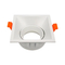 MR16 GU10 LED Halogen Square Trumpet Recessed Spotlight Downlight Housing with Aluminum
