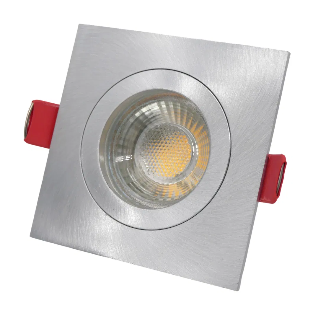 MR16 GU10 LED Halogen Recessed Interior-Lighting Ceiling Light Square Spotlight Fixture Downlight