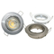 Aluminum MR16 GU10 LED Halogen Round Downlight Fixture Recessed Ceiling Light Adjustable Spotlight