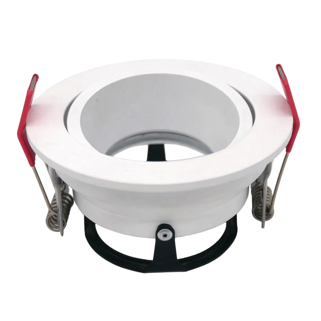Aluminum MR16 GU10 LED Halogen Recessed Interior-Lighting Ceiling Light Round Fixture 360&deg; Rotatable Adjustable Spotlight