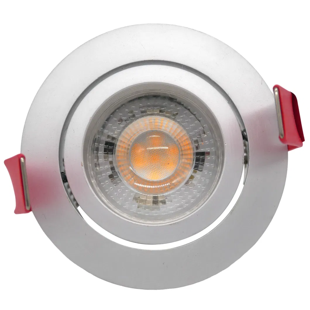 Aluminum MR16 GU10 LED Halogen Recessed Ceiling Light Round Hotel Home Commercial Lighting Downlight Fixture Adjustable Tilt Spotlight