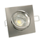 Aluminum MR16 GU10 LED Halogen Indoor Hotel Square Downlight Fixture Recessed Ceiling Light Adjustable Spotlight