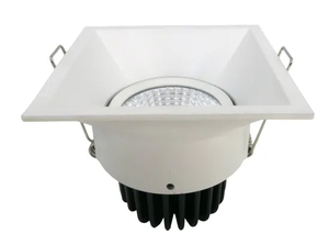 Square Aluminum Recessed LED Interior Lighting Downlight Ceiling Light Spotlight