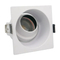 Aluminum MR16 GU10 LED Halogen Recessed Ceiling Light Trumpet Square Commercial Lighting Downlight Fixture Adjustable Spotlight