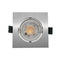Aluminum LED Halogen MR16 GU10 Recessed Ceiling Light Fitting Square Housing Hotel Home Commercial Lighting Downlight Fixture Frame Adjustable Tilt Spotlight