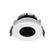 Aluminum MR16 GU10 LED Halogen Round Decorative Hotel Home Commercial Lighting Downlight Fixture Recessed Ceiling Light Adjustable Tilt Semicircle Spotlight