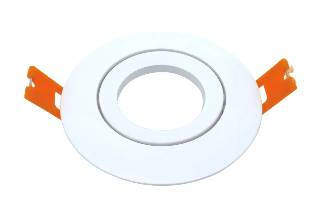 Aluminum MR16 GU10 LED Halogen Round Decorative Hotel Home Commercial Lighting Downlight Fixture Recessed Ceiling Light Adjustable Tilt Spotlight
