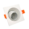 MR16 GU10 Aluminum LED Halogen Recessed Square Trumpet Spotlight Ceiling Light Fixture Downlight