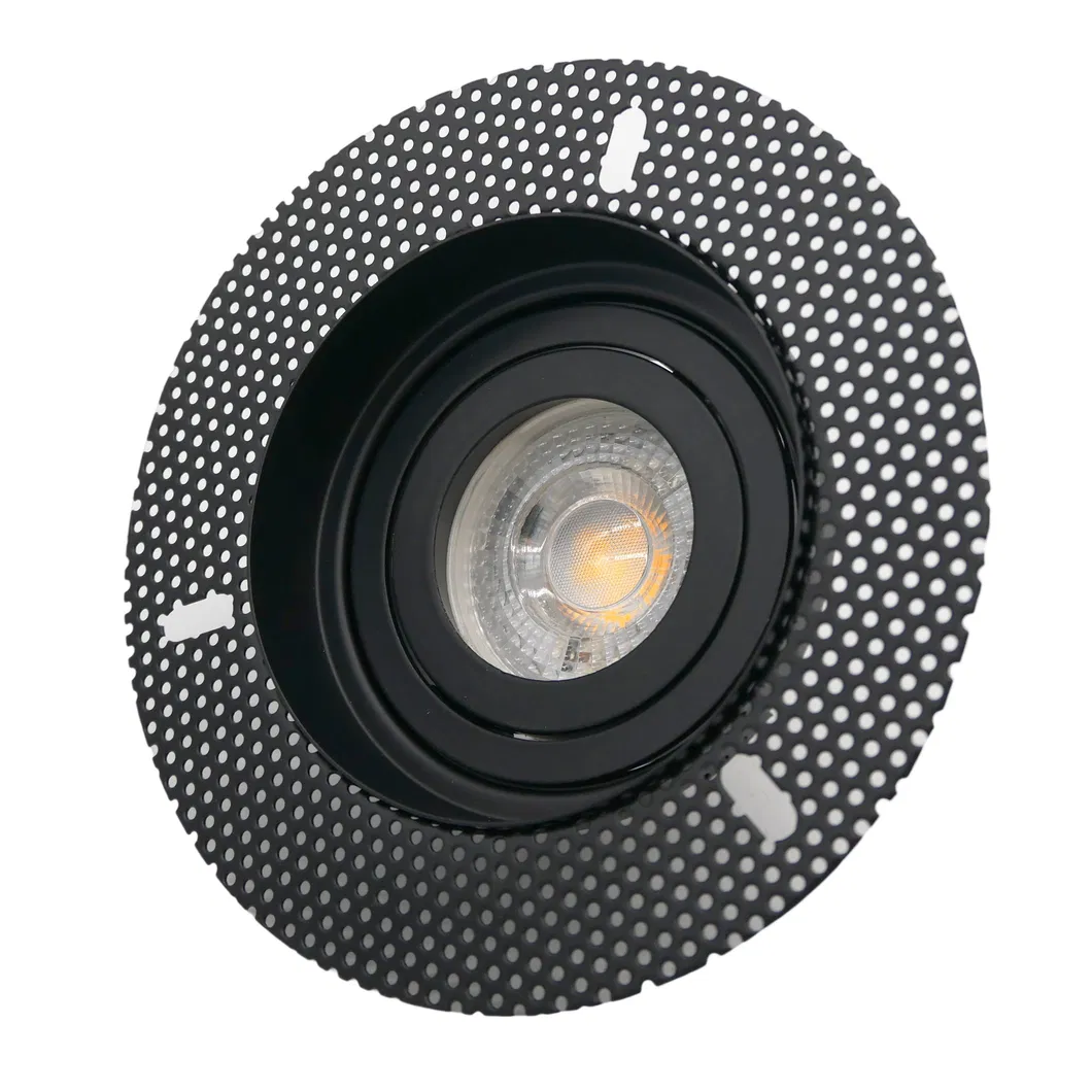 LED Halogen Aluminum MR16 GU10 Interior-Lighting Ceiling Light Indoor Lighting Recessed Downlight Fixture Adjustable Borderless Embedded Light Spotlight