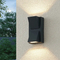 IP65 Aluminum LED Halogen Single Head Garden Light Outdoor Waterproof Wall Lamp