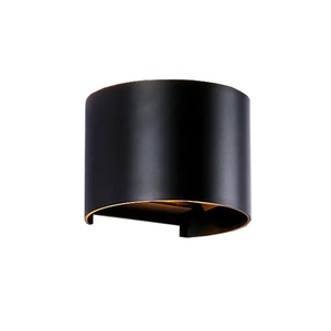Aluminum LED Halogen Outdoor Round IP65 Garden Light Wall Lamp