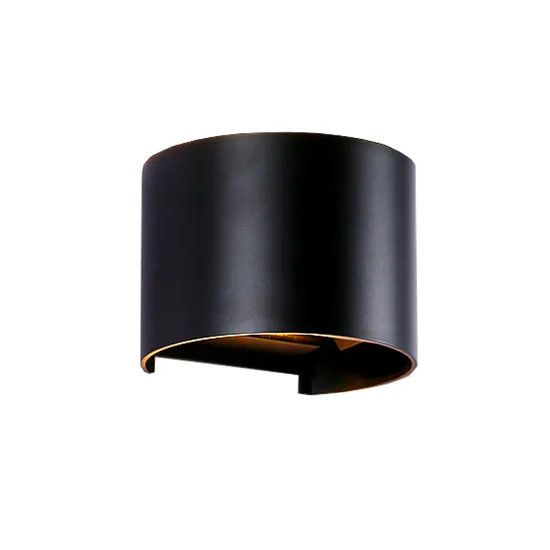 Aluminum LED Halogen Outdoor Round IP65 Garden Light Wall Lamp