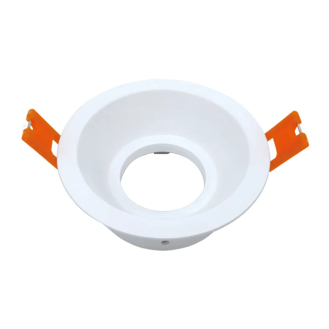 Aluminum MR16 GU10 LED Halogen Round Spotlight Fixture Ceiling Recessed Downlight Trim Housing