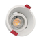 Aluminum LED Halogen MR16 GU10 Recessed Ceiling Light Fitting Round Lighting Fixture Frame Adjustable Tilt Mini Spotlight Downlight