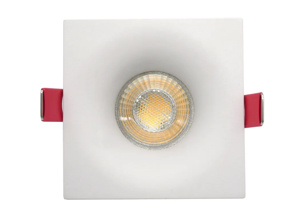 MR16 GU10 LED Halogen Square Trumpet Recessed Home Hotel Spotlight Ceiling Light Downlight with Aluminum