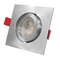 Aluminum MR16 GU10 LED Halogen Recessed Interior-Lighting Ceiling Light Square Commercial Lighting Downlight Fixture Adjustable Tilt Spotlight