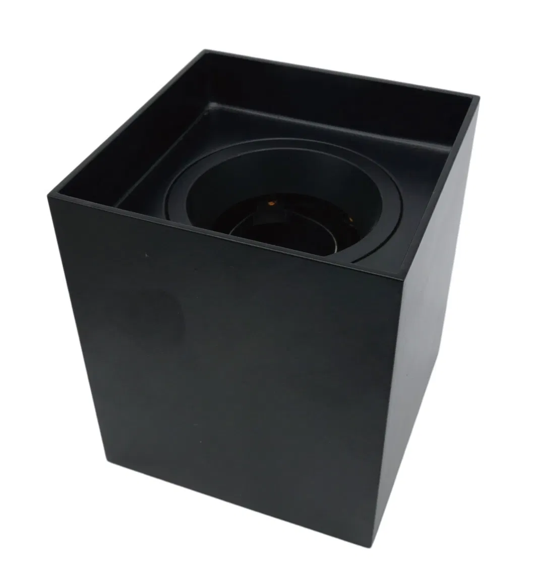 Square Cuboid GU10 LED Light Halogen Interior-Lighting Commercial Decorative Fixture Surface Mounted Downlight