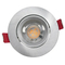 LED Halogen MR16 GU10 Recessed Ceiling Light Round Hotel Home Commercial Lighting Downlight Fixture Frame Adjustable Tilt Spotlight with Aluminum