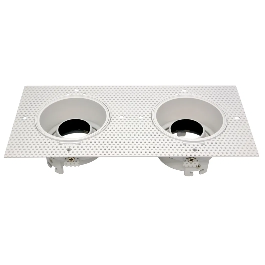 2 Heads Borderless Recessed Spotlight LED Halogen MR16 GU10 Downlight