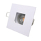 Aluminum MR16 GU10 LED Halogen Square Decorative Interior-Lighting Downlight Fixture Recessed Ceiling Light Adjustable Tilt Spotlight