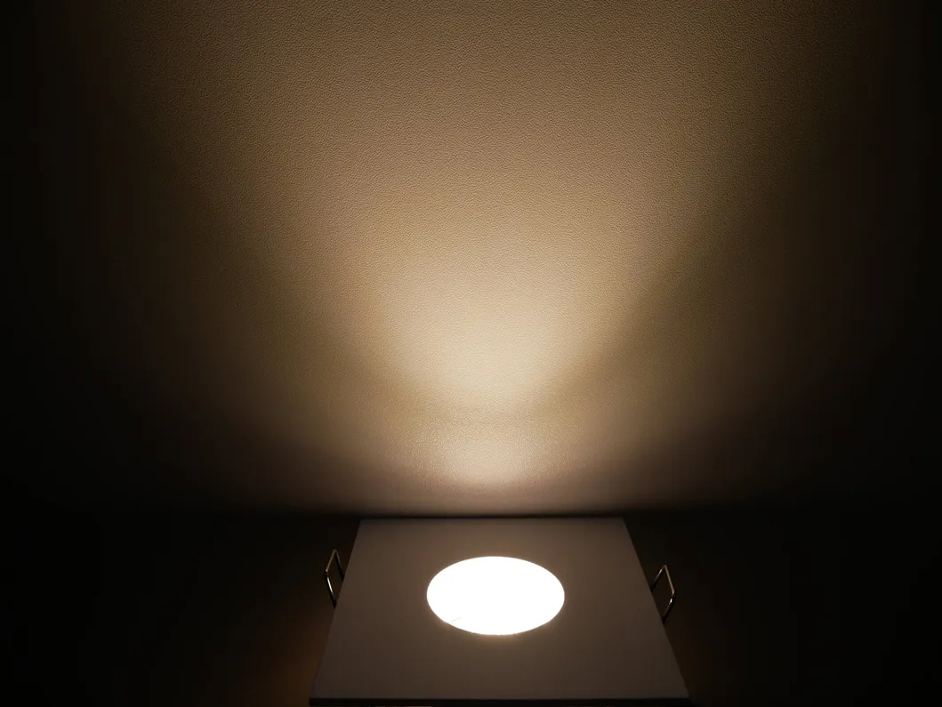 Aluminum MR16 GU10 LED Halogen Square Interior-Lighting Downlight Fixture Recessed Ceiling Light Adjustable Tilt Round Spotlight