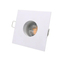 Aluminum MR16 GU10 LED Halogen Square Interior-Lighting Downlight Fixture Recessed Ceiling Light Adjustable Tilt Round Spotlight