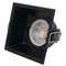 Aluminum LED Halogen MR16 GU10 Recessed Ceiling Light Fitting Square Commercial Lighting Downlight Fixture Frame Adjustable Tilt Spotlight