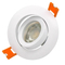 Aluminum MR16 GU10 LED Halogen Round Decorative Hotel Home Commercial Lighting Downlight Fixture Recessed Ceiling Light Adjustable Tilt Spotlight