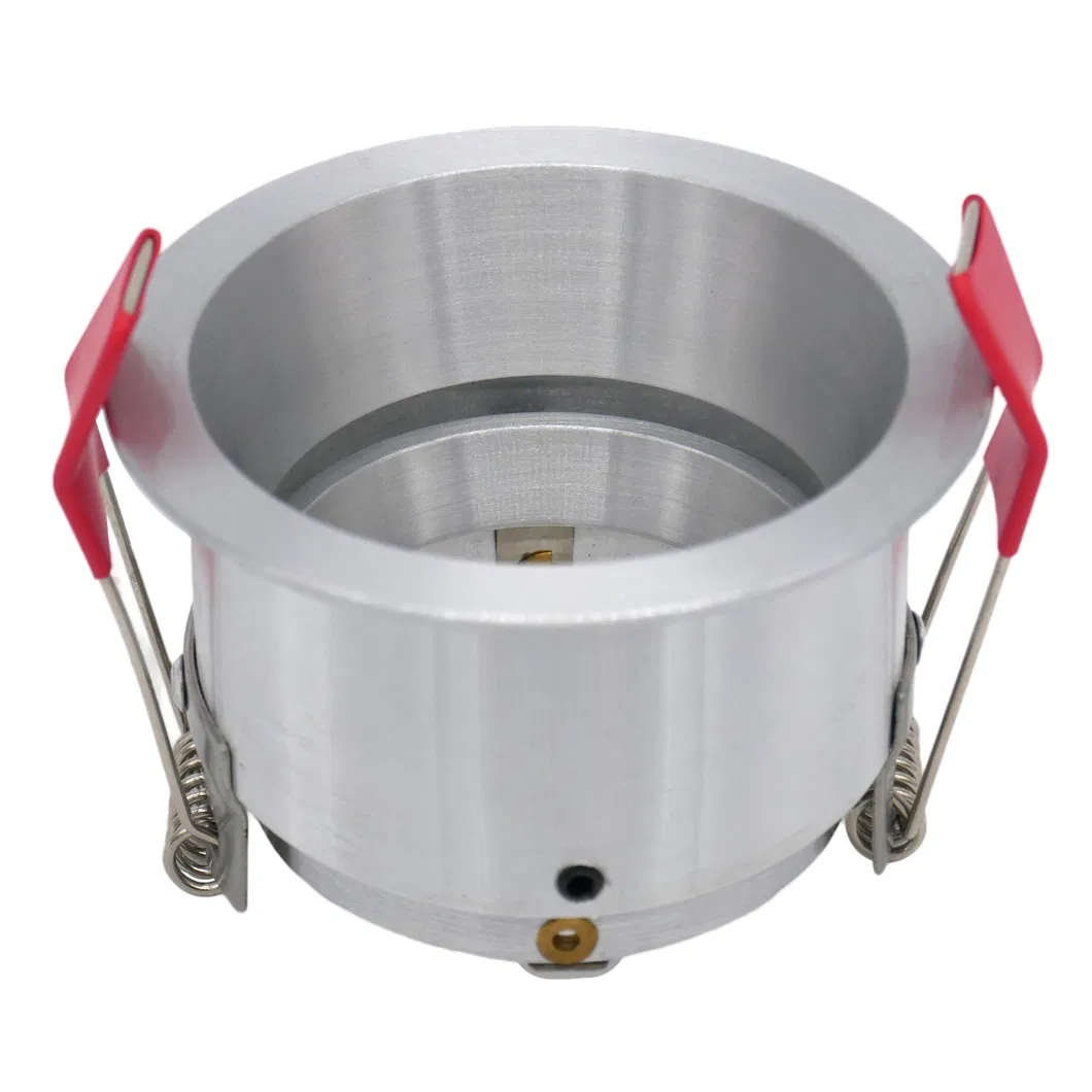 Aluminum LED Halogen MR16 GU10 Recessed Ceiling Light Fitting Round Interior-Lighting Downlight Fixture Frame Adjustable Tilt Mini Spotlight