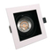 Aluminum MR16 GU10 LED Halogen Ceiling Light Square Commercial Indoor Lighting Recessed Downlight Fixture Adjustable Tilt Spotlight
