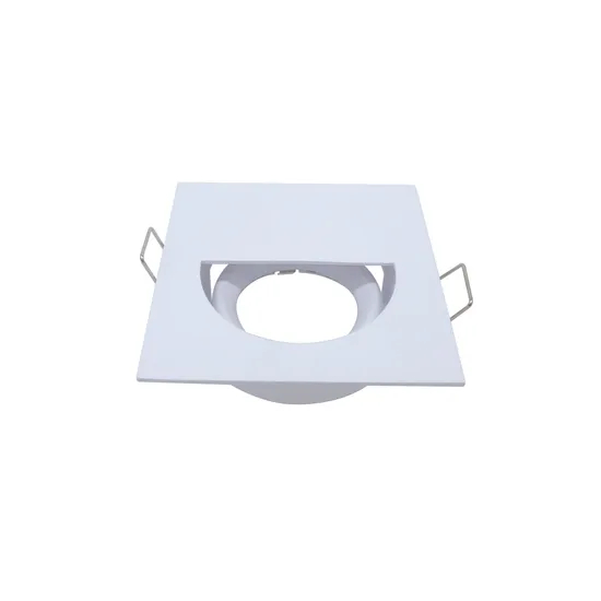 Halogen Square Trumpet Recessed Ceiling Light LED MR16 GU10 Interior-Lighting Spotlight Downlight Housing with Aluminum